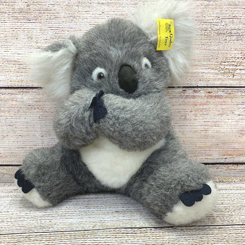 Godoy Toys‎ Melbourne Australia Plush Koala Stuffed Animal Toy Vintage